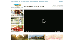 Desktop Screenshot of burleighgolfclub.com.au